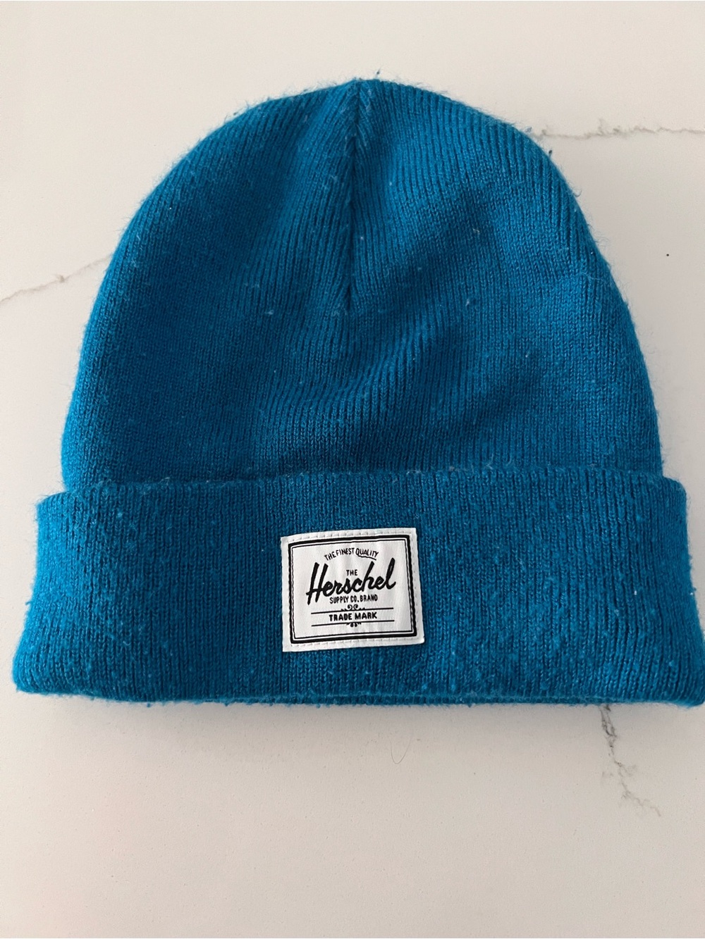 Herschel Teal Knit Beanie for Toddlers